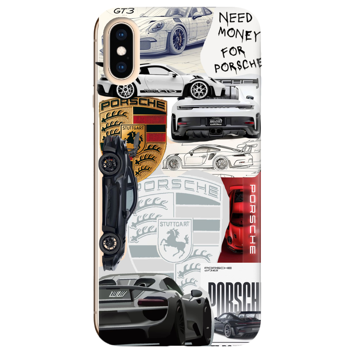 Чехол для Apple iPhone X Porsche - фото 1 Чехол для Apple iPhone X Porsche - фото 1 - Чехлы для телефонов