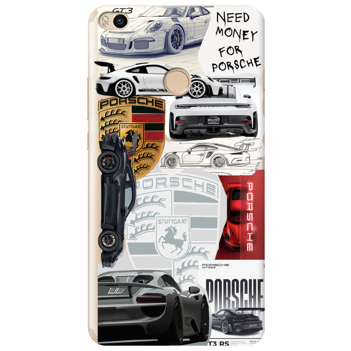 Чехол для Xiaomi Mi Max 2 Porsche - фото 1 - Чехлы для телефонов