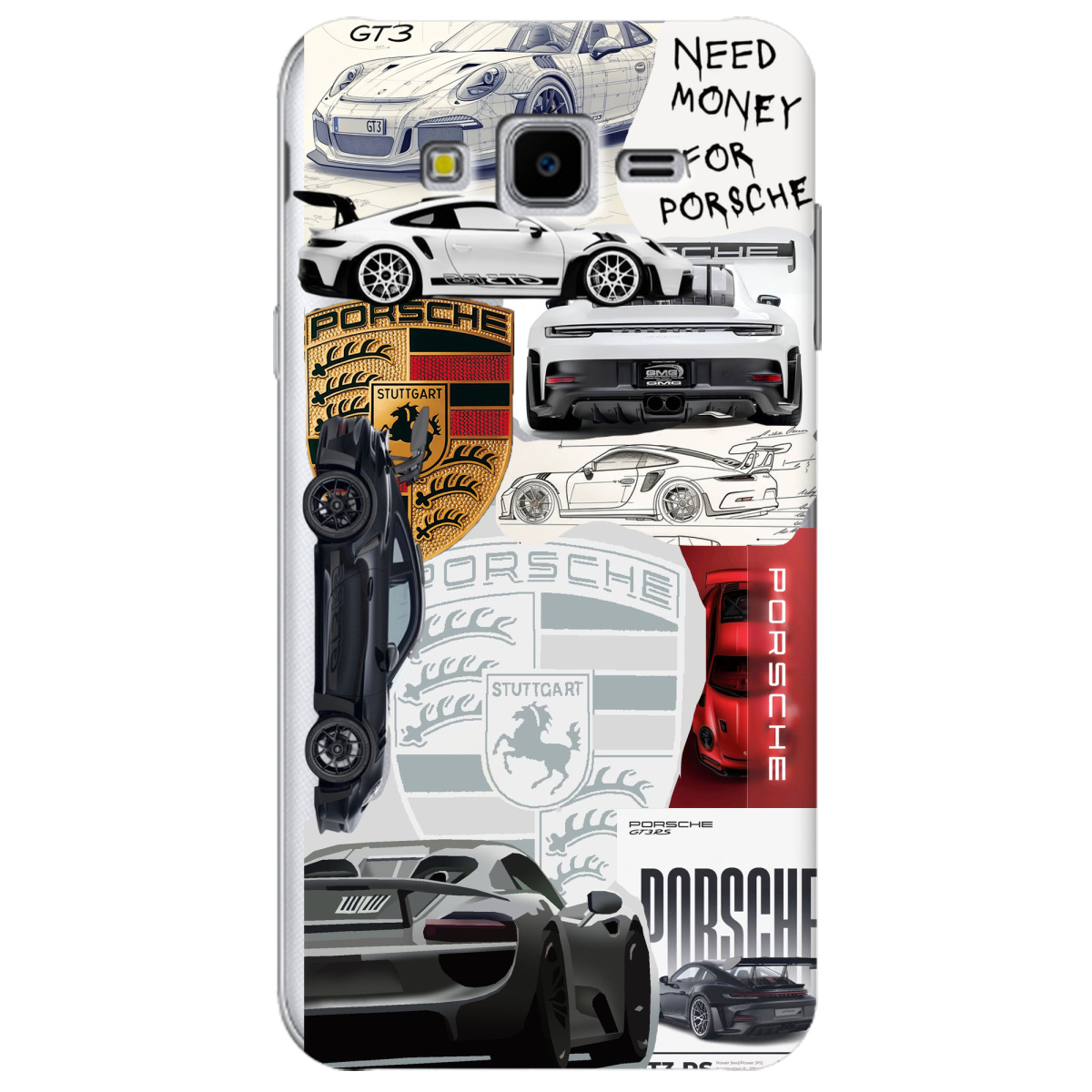 Чехол для Samsung Galaxy J7 Neo J701F / DS Porsche - фото 1 - Чехлы для телефонов