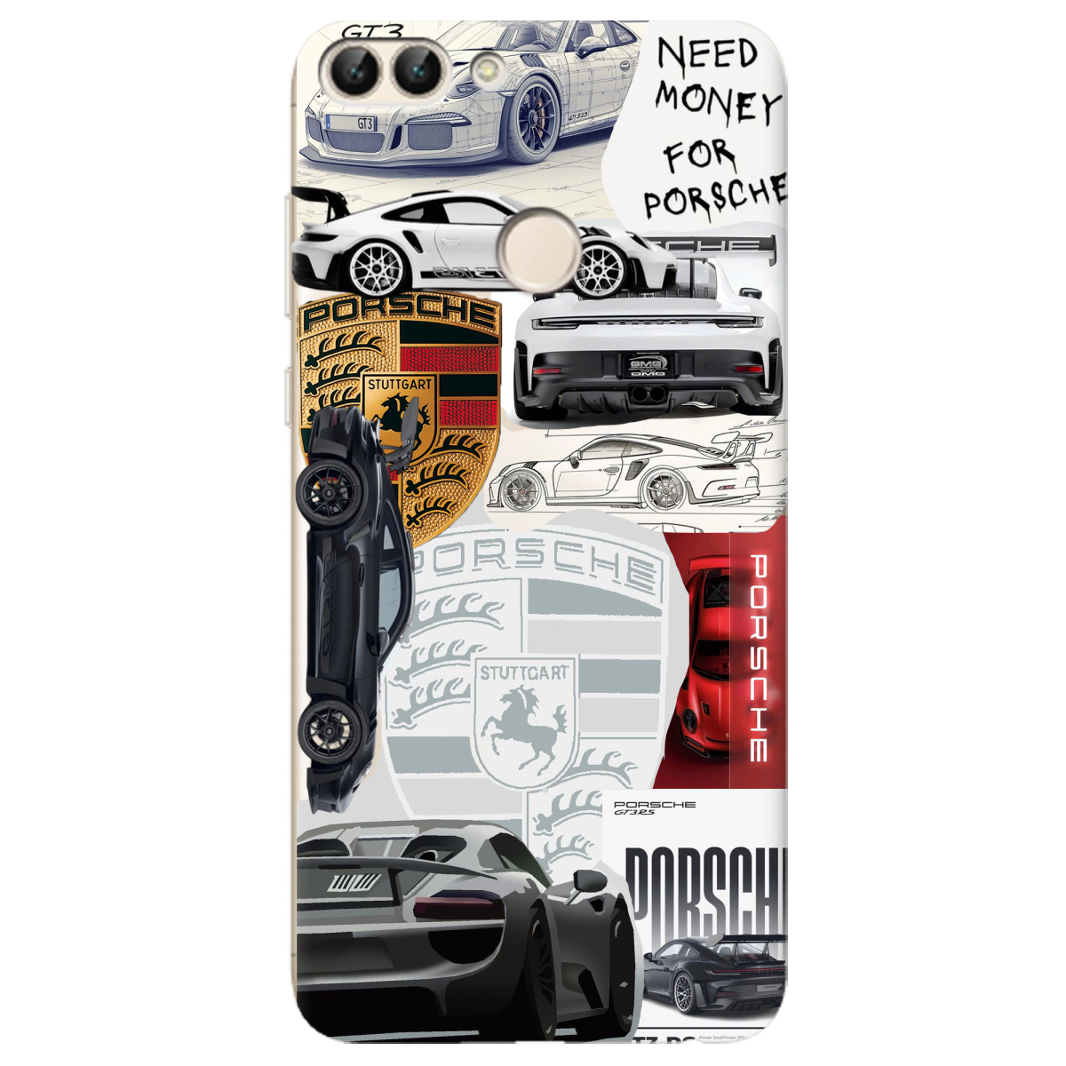 Чехол для Huawei P Smart Porsche - фото 1 Чехол для Huawei P Smart Porsche - фото 1 - Чехлы для телефонов