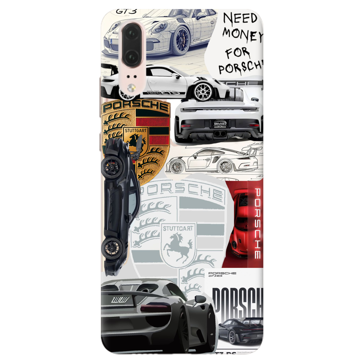 Чехол для Huawei P20 Porsche - фото 1 - Чехлы для телефонов