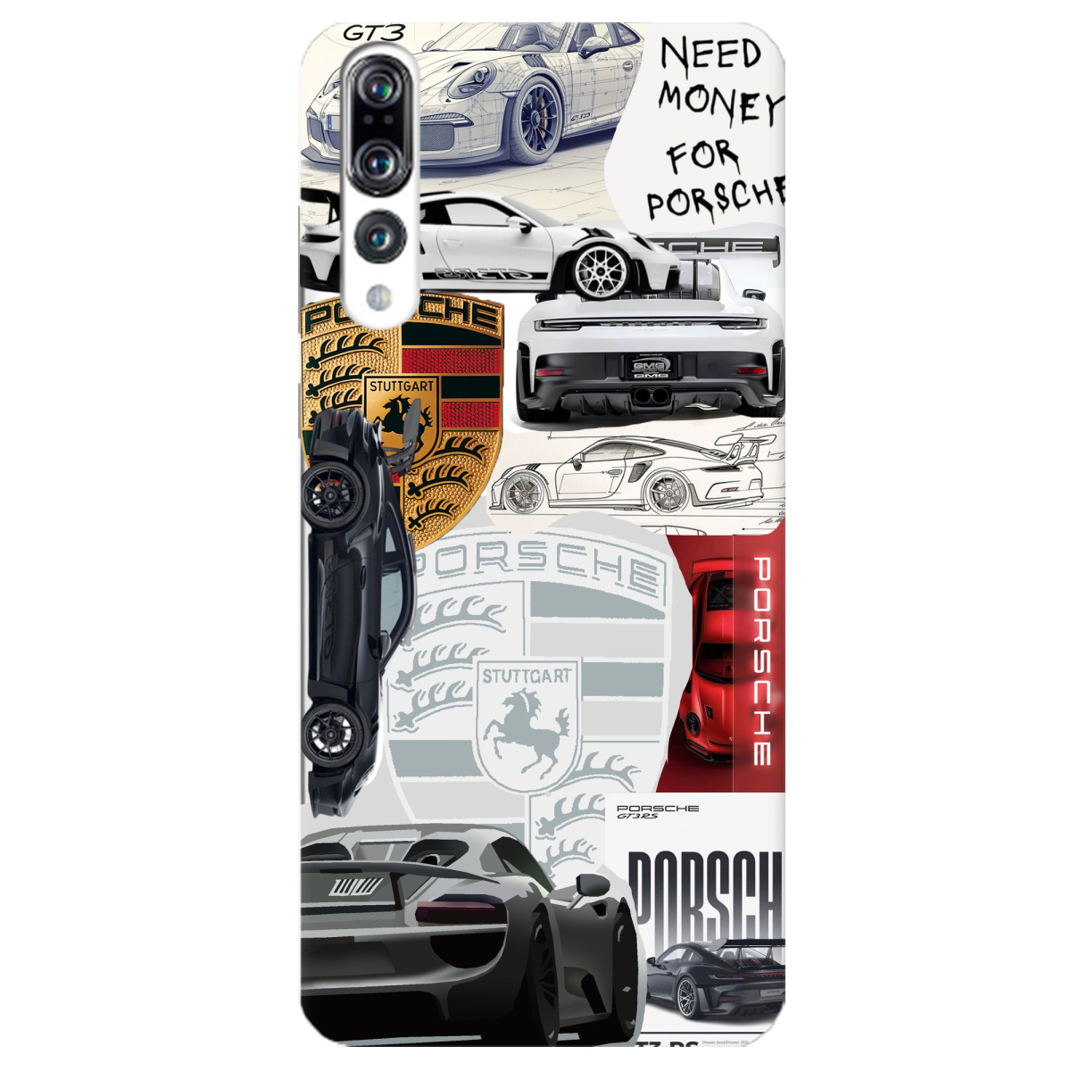 Чехол для Huawei P20 Pro Porsche - фото 1 - Чехлы для телефонов