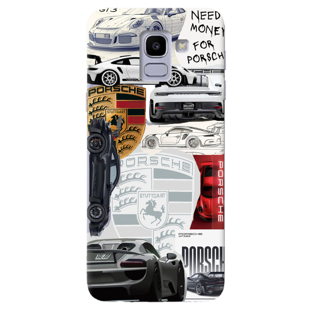 Чехол для Samsung Galaxy J6 2018 Porsche - фото 1 Чехол для Samsung Galaxy J6 2018 Porsche - фото 1 - Чехлы для телефонов
