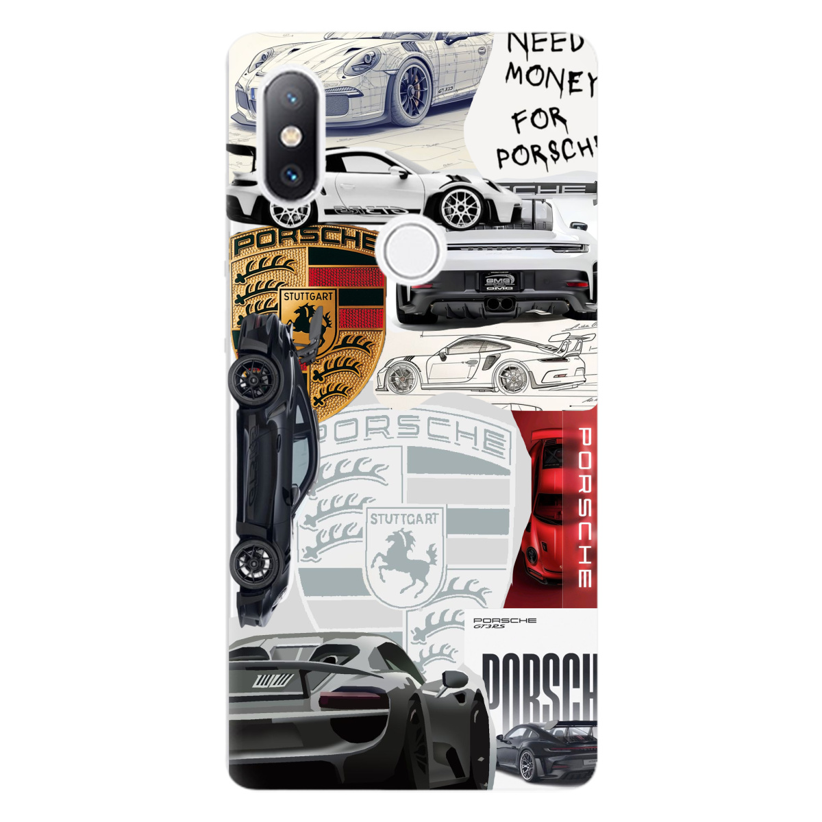 Чохол для Xiaomi Mi Mix 2S Porsche - фото 1 Чохол для Xiaomi Mi Mix 2S Porsche - фото 1 - Чохли для телефонів