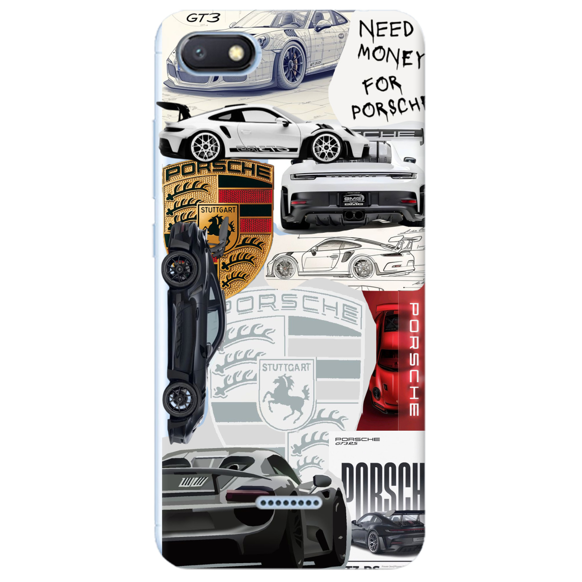 Чохол для Xiaomi Redmi 6A Porsche - фото 1 Чохол для Xiaomi Redmi 6A Porsche - фото 1 - Чохли для телефонів