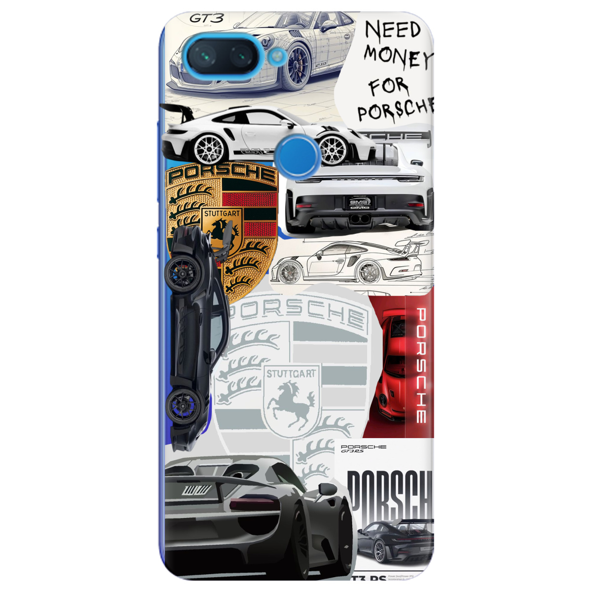 Чехол для Xiaomi Mi 8 Lite Porsche - фото 1 - Чехлы для телефонов