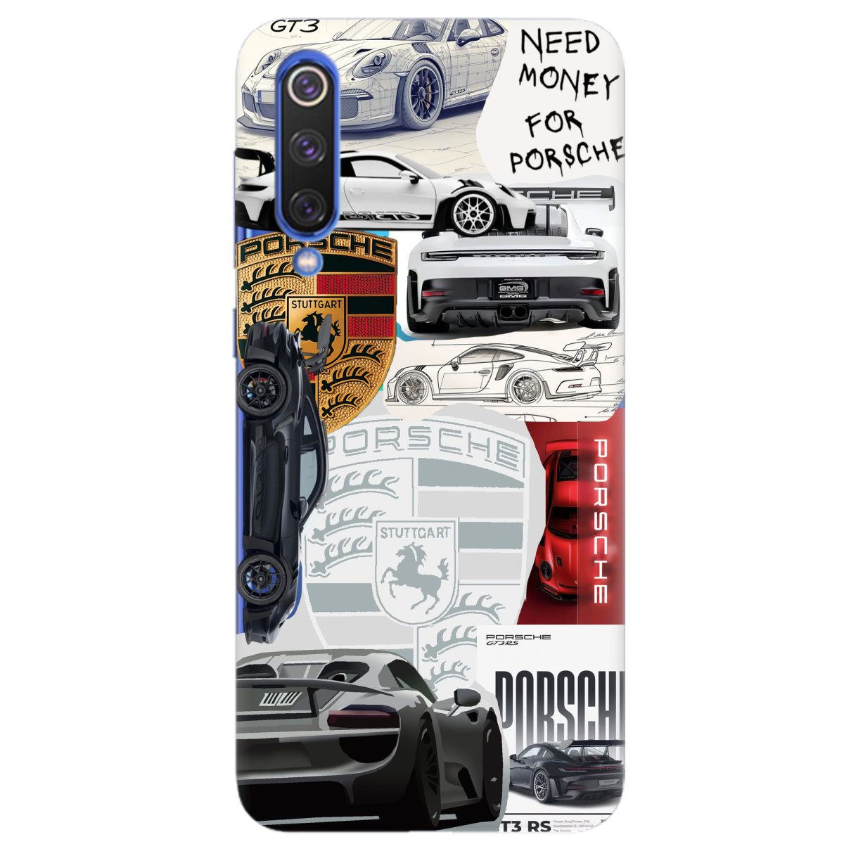 Чехол для Xiaomi Mi 9 Porsche - фото 1 - Чехлы для телефонов