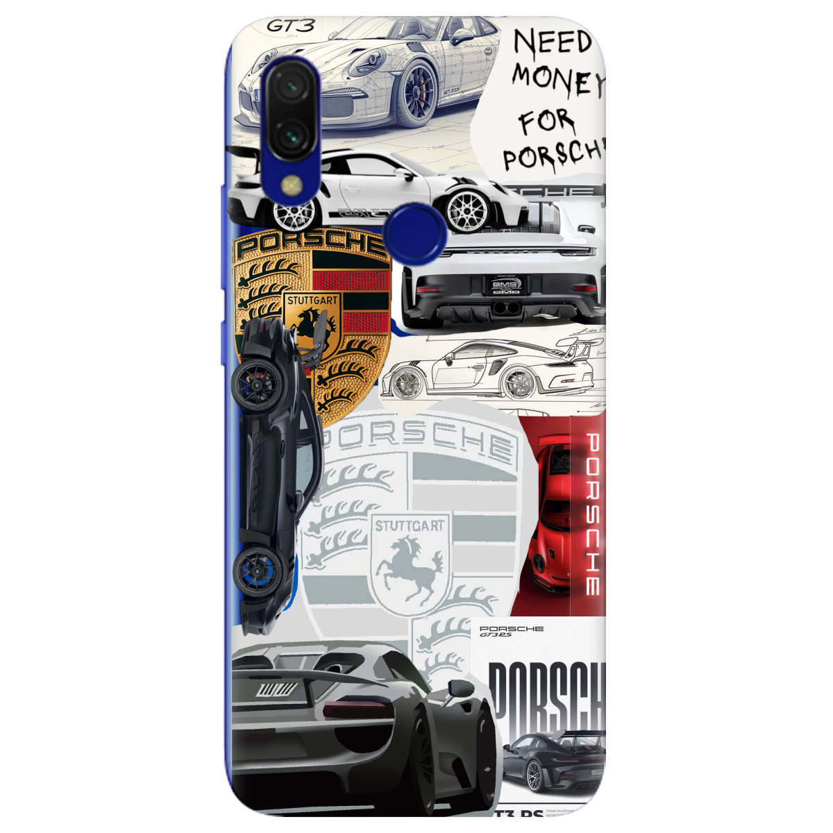 Чохол для Xiaomi Redmi 7 Porsche - фото 1 - Чохли для телефонів