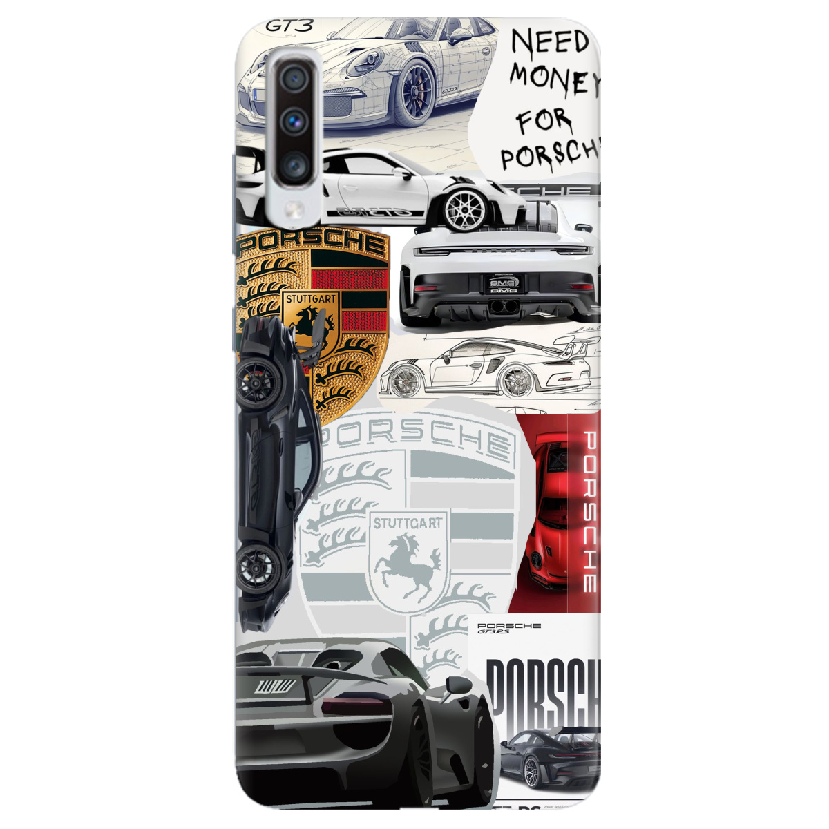 Чехол для Samsung Galaxy A70 Porsche - фото 1 - Чехлы для телефонов