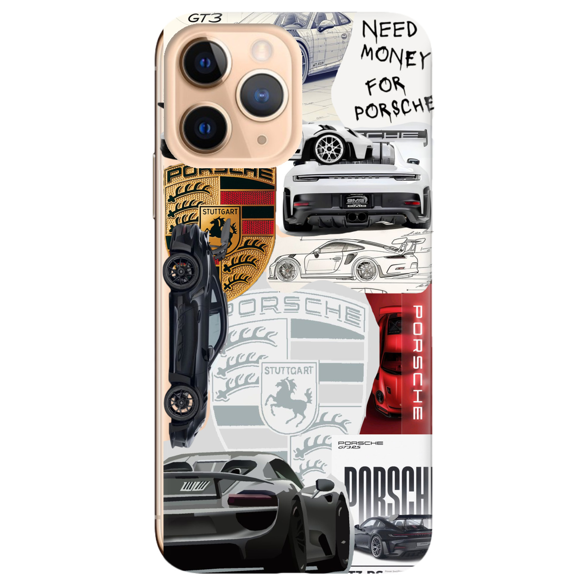 Чохол для Apple iPhone 11 Pro Porsche - фото 1 - Чохли для телефонів