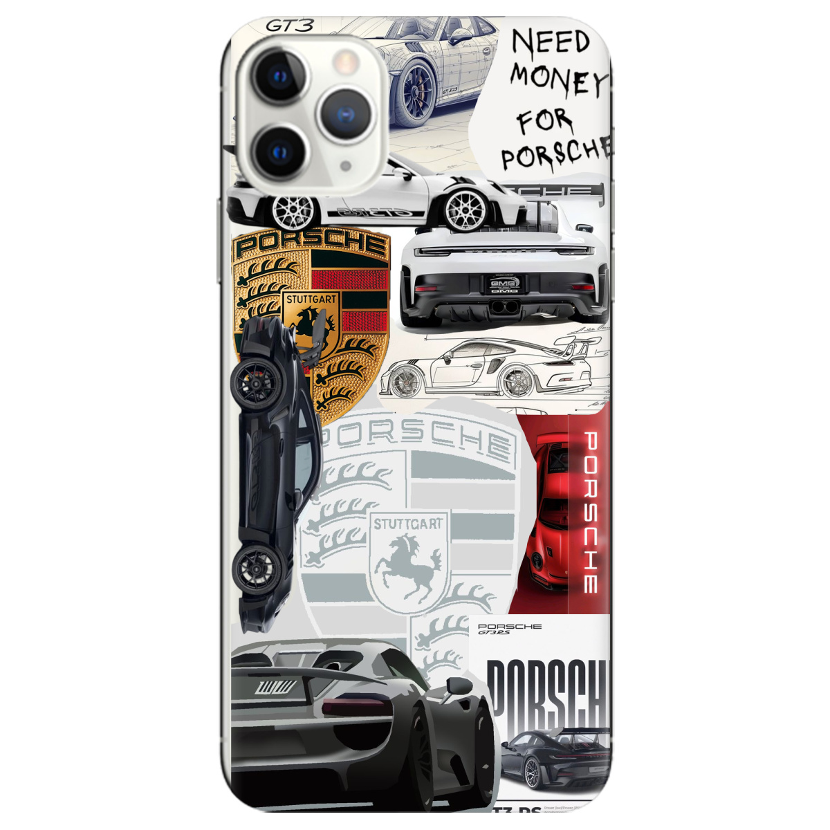 Чохол для Apple iPhone 11 Pro Max Porsche - фото 1 Чохол для Apple iPhone 11 Pro Max Porsche - фото 1 - Чохли для телефонів