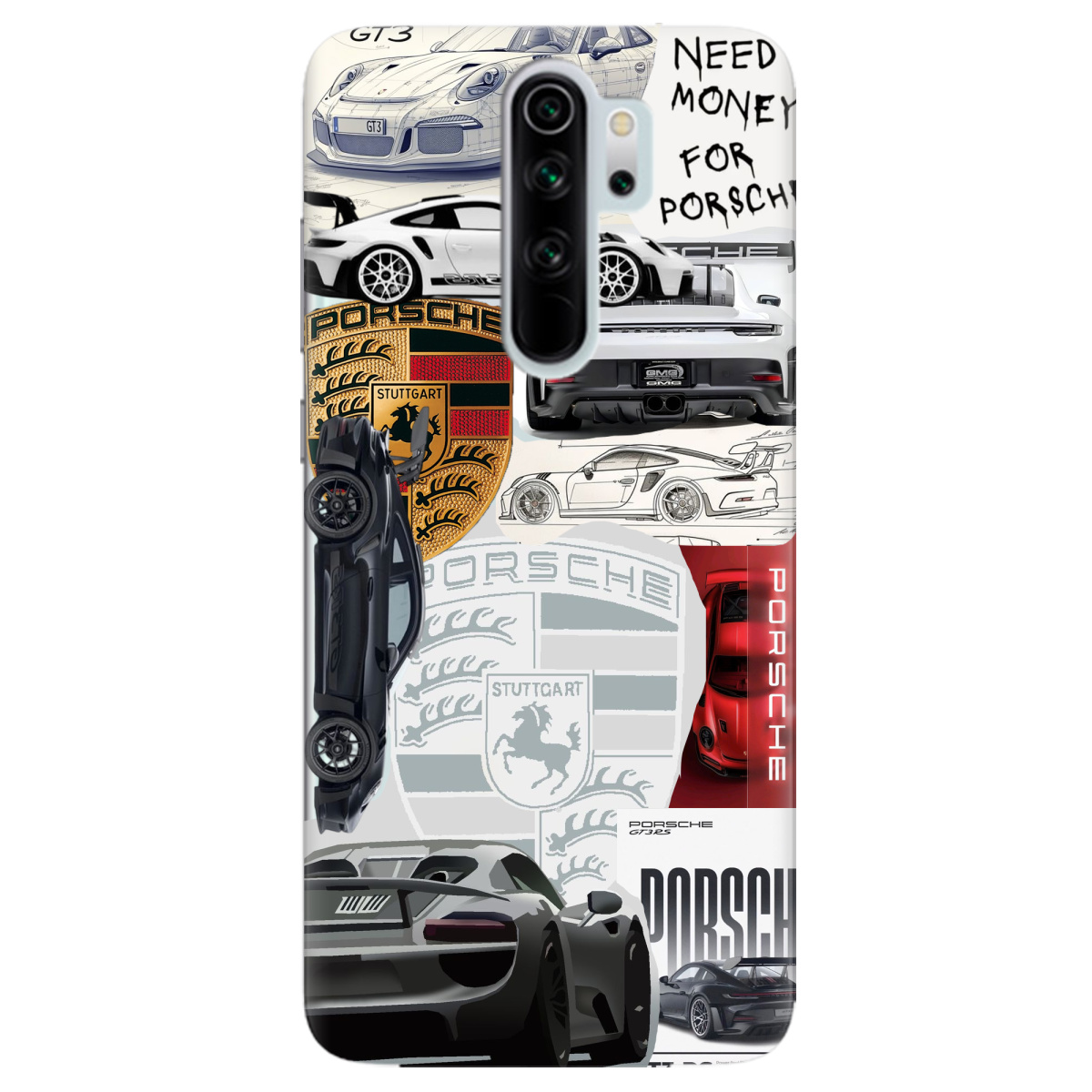 Чохол для Xiaomi Redmi Note 8 Pro Porsche - фото 1 - Чохли для телефонів