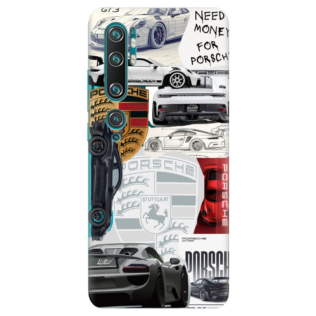 Чехол для Xiaomi Mi Note 10 Porsche - фото 1 Чехол для Xiaomi Mi Note 10 Porsche - фото 1 - Чехлы для телефонов