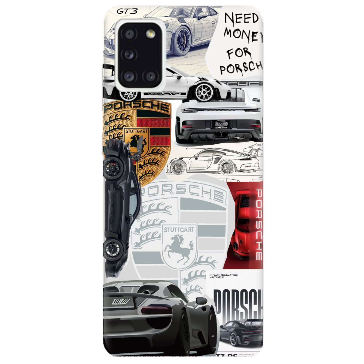 Чехол для Samsung Galaxy A31 Porsche - фото 1 Чехол для Samsung Galaxy A31 Porsche - фото 1 - Чехлы для телефонов