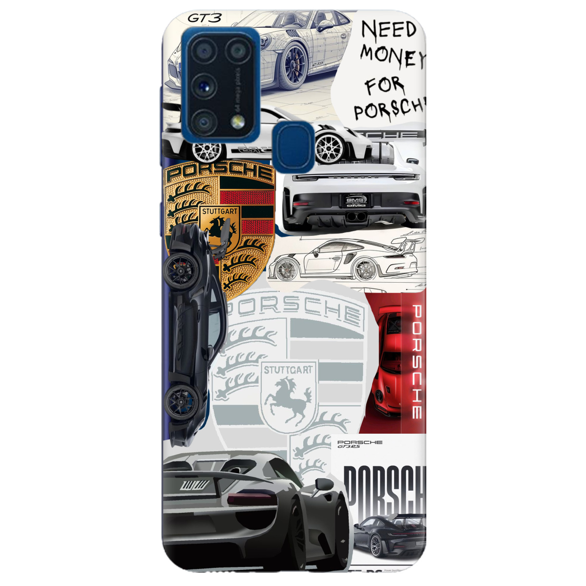 Чохол для Samsung Galaxy M31 Porsche - фото 1 - Чохли для телефонів