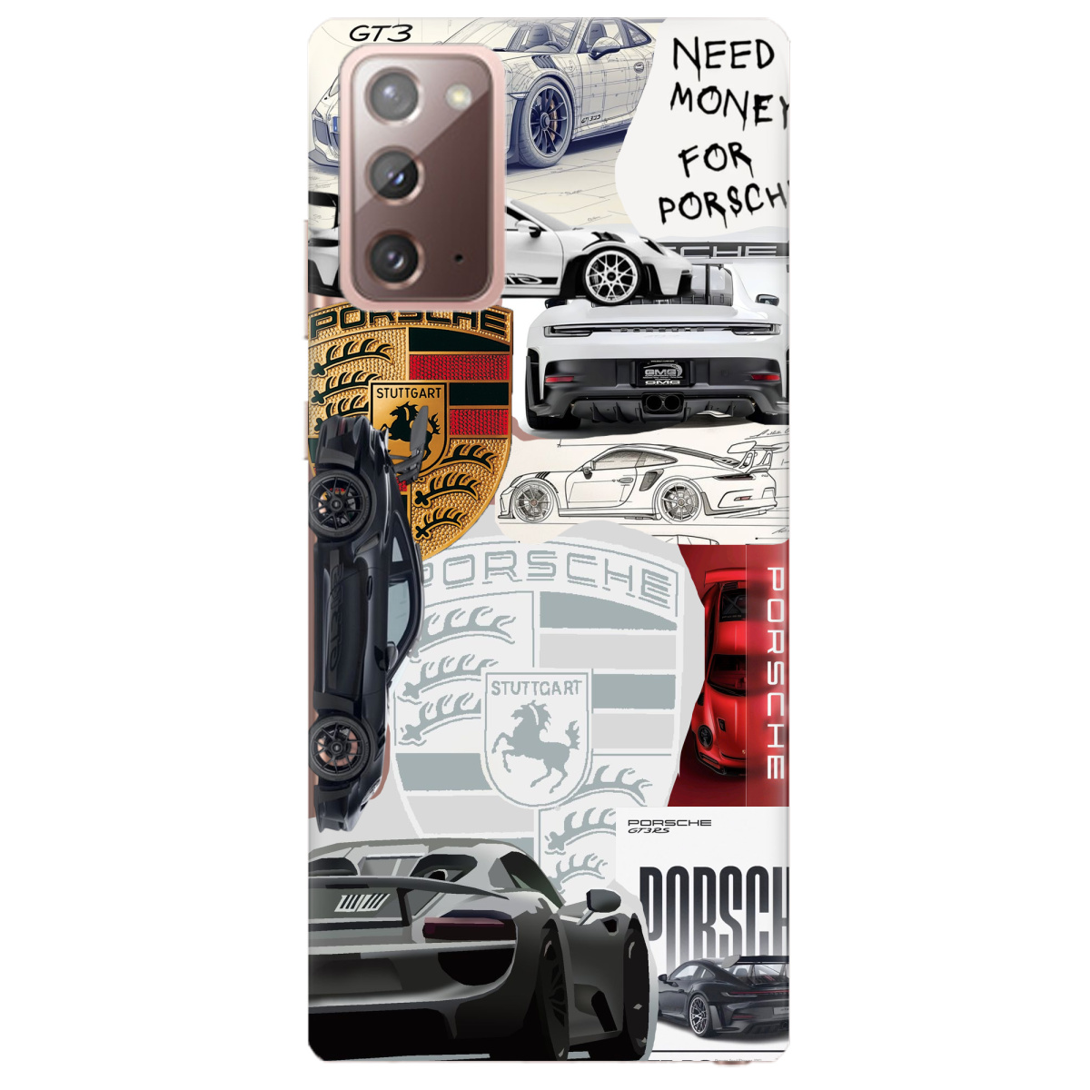Чохол для Samsung Galaxy Note 20 Porsche - фото 1 - Чохли для телефонів