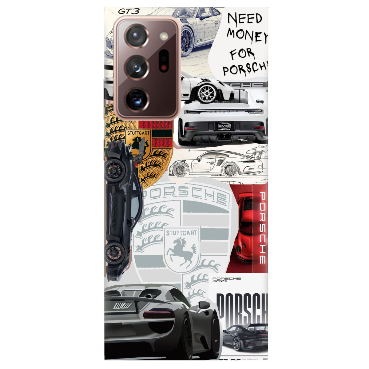Чехол для Samsung Galaxy Note 20 Ultra Porsche - фото 1 - Чехлы для телефонов