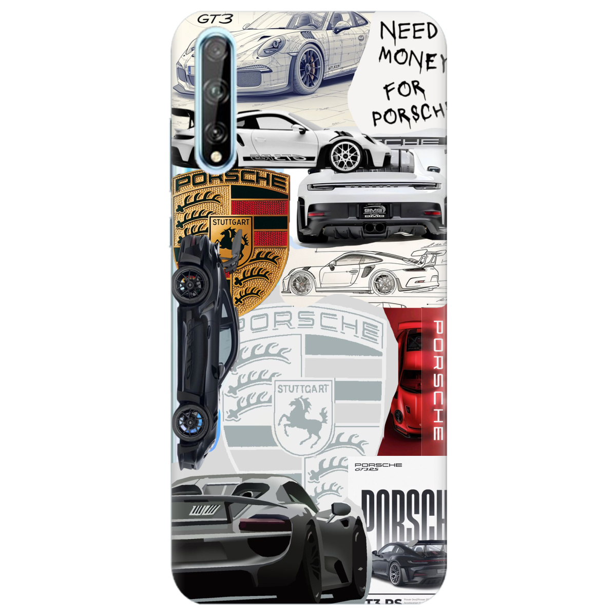 Чехол для Huawei P Smart S Porsche - фото 1 - Чехлы для телефонов