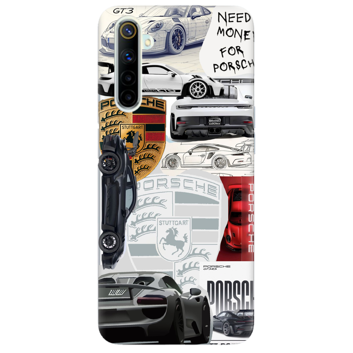 Чехол для Realme 6 Porsche - фото 1 - Чехлы для телефонов