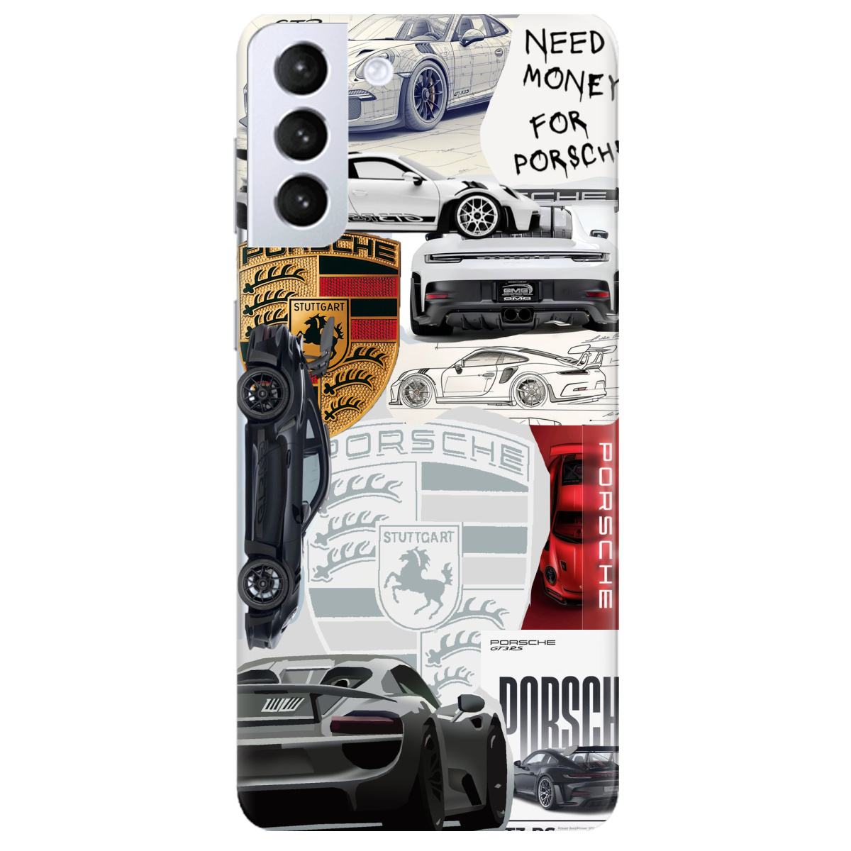 Чехол для Samsung Galaxy S21 Plus Porsche - фото 1 Чехол для Samsung Galaxy S21 Plus Porsche - фото 1 - Чехлы для телефонов