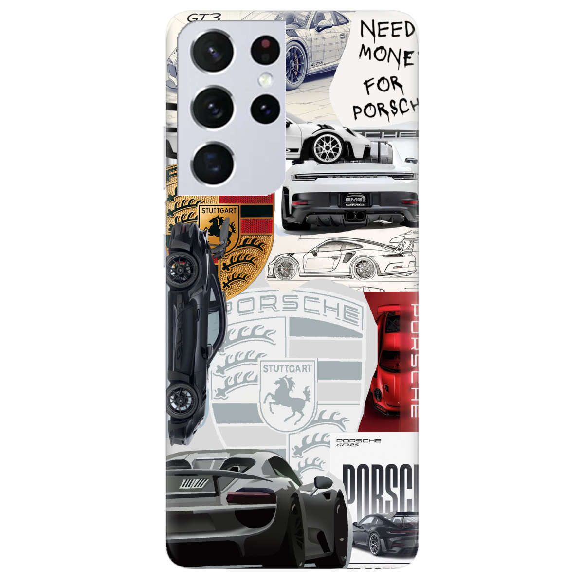 Чехол для Samsung Galaxy S21 Ultra Porsche - фото 1 Чехол для Samsung Galaxy S21 Ultra Porsche - фото 1 - Чехлы для телефонов