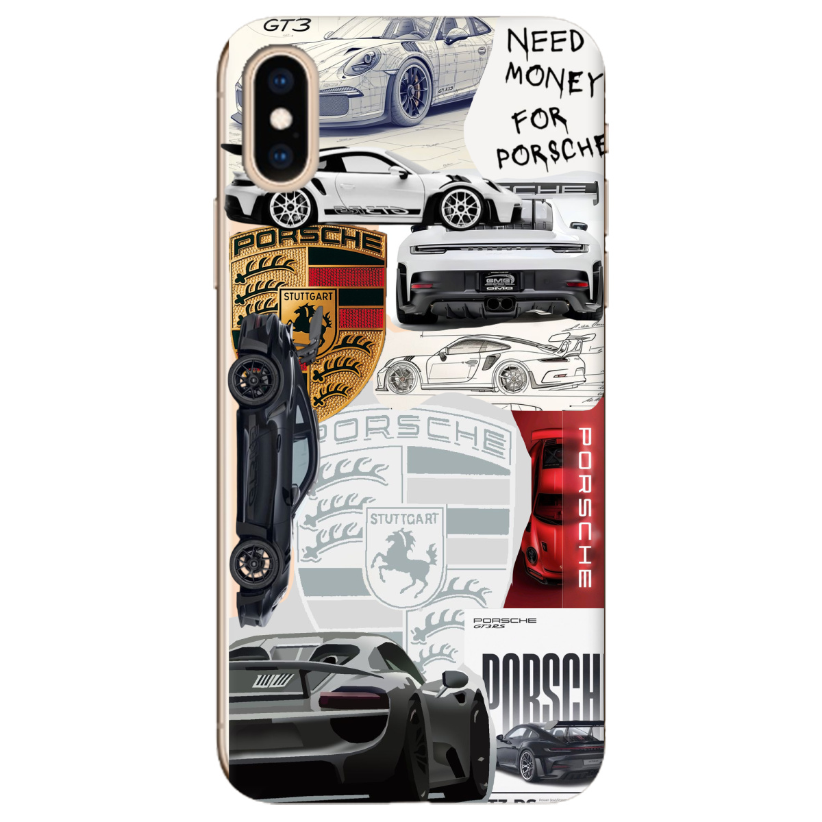 Чехол для Apple iPhone XS Max Porsche - фото 1 - Чехлы для телефонов