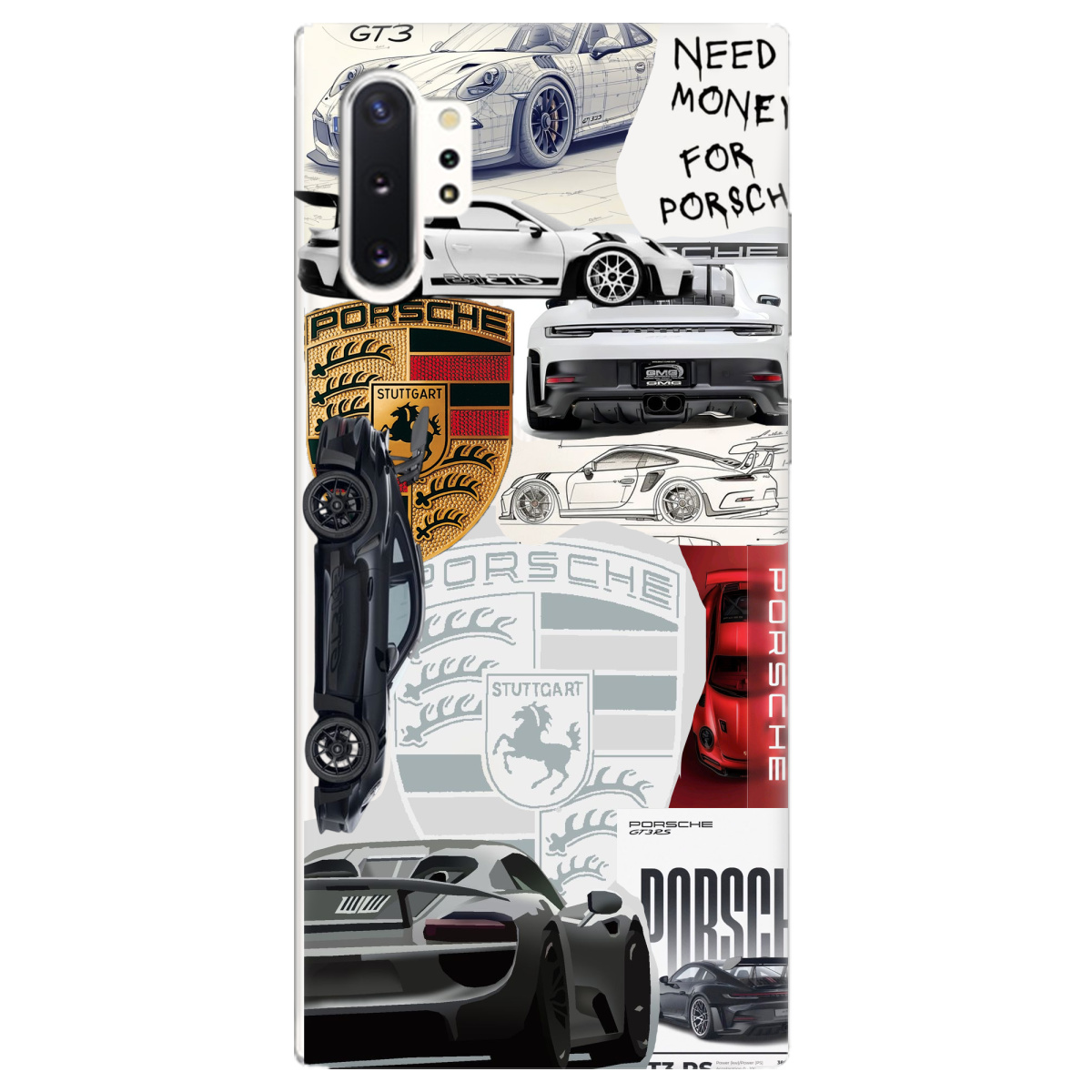 Чехол для Samsung Galaxy Note 10 Plus Porsche - фото 1 Чехол для Samsung Galaxy Note 10 Plus Porsche - фото 1 - Чехлы для телефонов