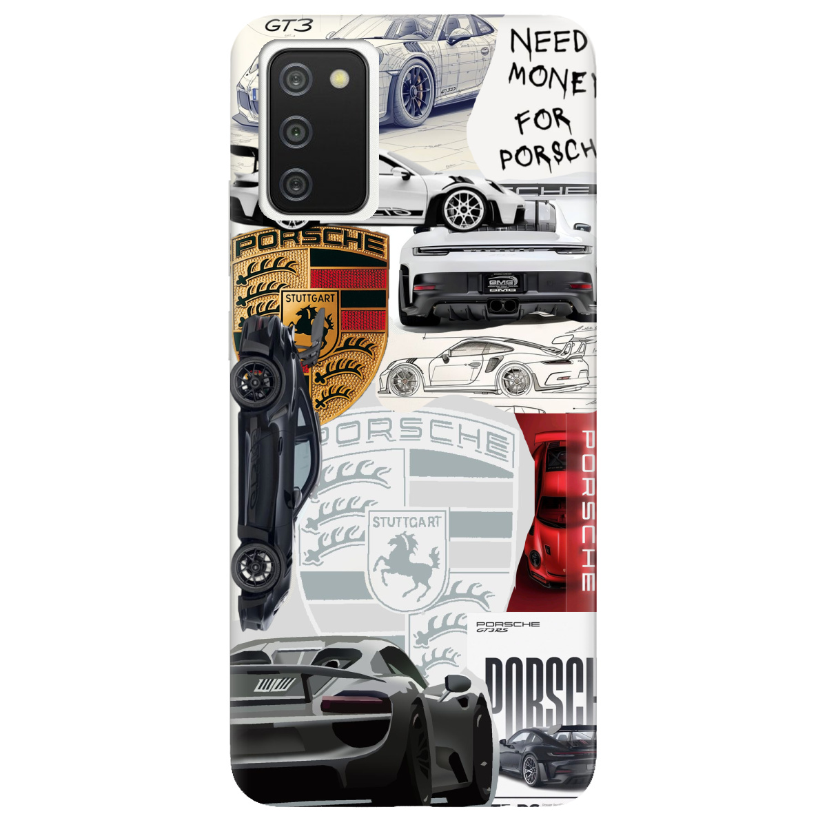 Чехол для Samsung Galaxy A02s Porsche - фото 1 Чехол для Samsung Galaxy A02s Porsche - фото 1 - Чехлы для телефонов