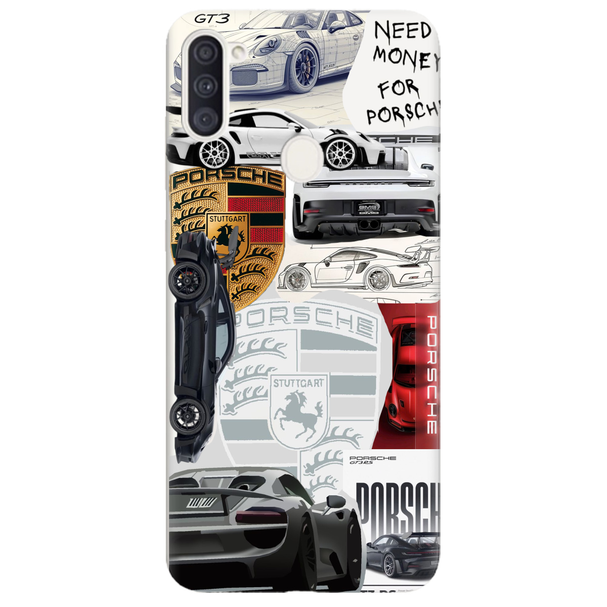 Чохол для Samsung Galaxy M11 Porsche - фото 1 - Чохли для телефонів