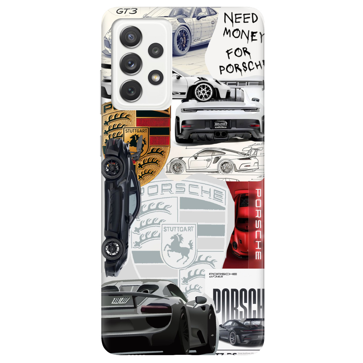 Чехол для Samsung Galaxy A72 Porsche - фото 1 - Чехлы для телефонов