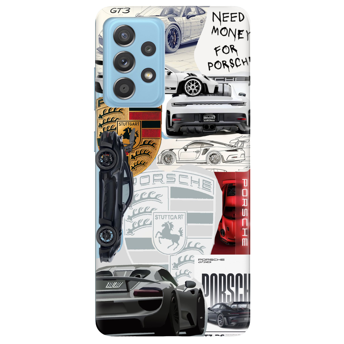 Чехол для Samsung Galaxy A52 Porsche - фото 1 Чехол для Samsung Galaxy A52 Porsche - фото 1 - Чехлы для телефонов