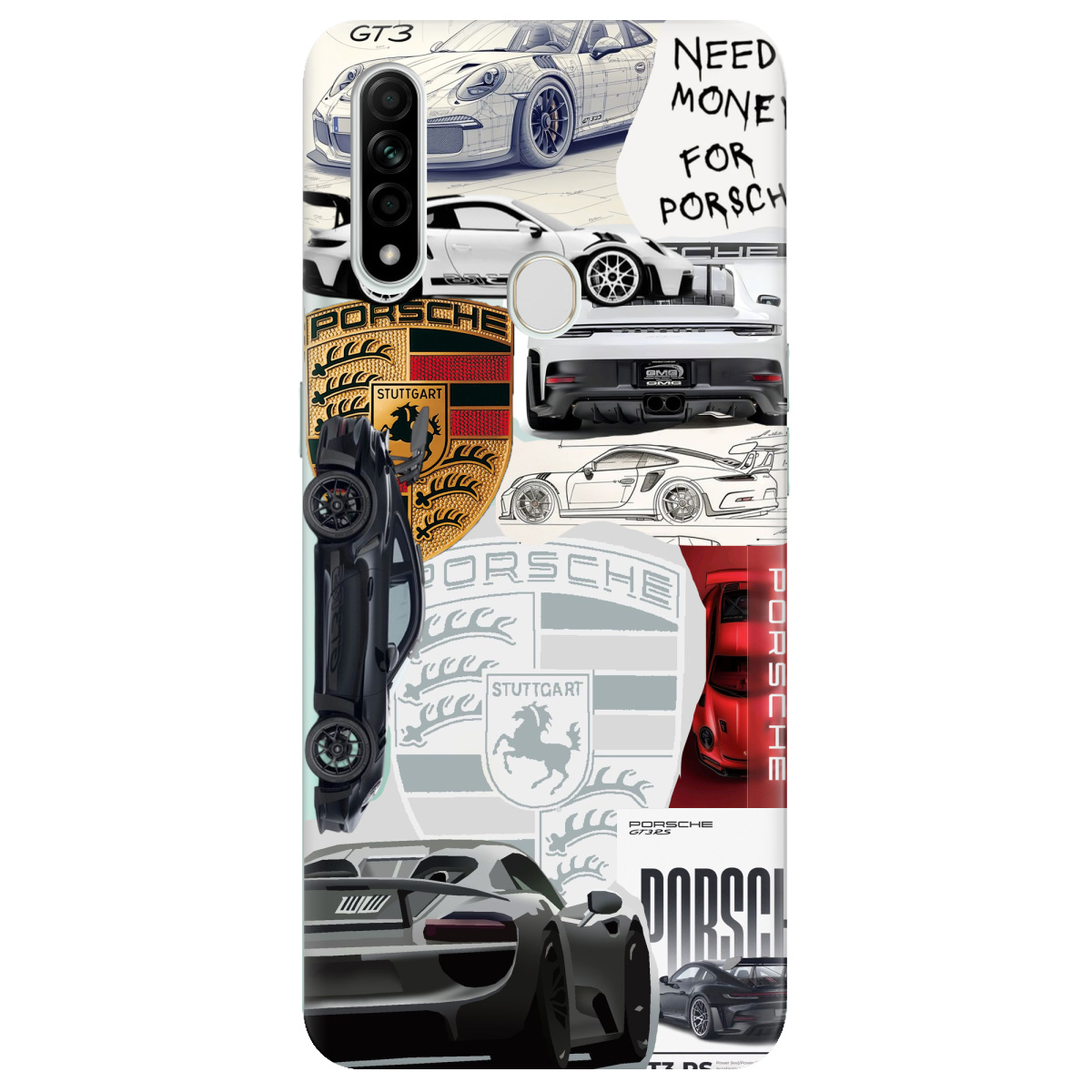 Чохол для Oppo A31 Porsche - фото 1 - Чохли для телефонів