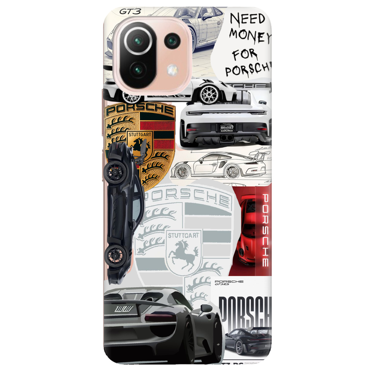 Чехол для Xiaomi Mi 11 lite Porsche - фото 1 Чехол для Xiaomi Mi 11 lite Porsche - фото 1 - Чехлы для телефонов