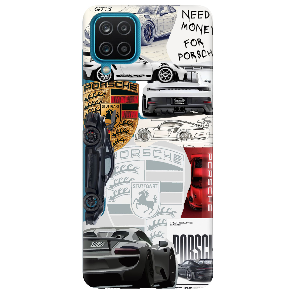 Чехол для Samsung Galaxy M12 Porsche - фото 1 Чехол для Samsung Galaxy M12 Porsche - фото 1 - Чехлы для телефонов