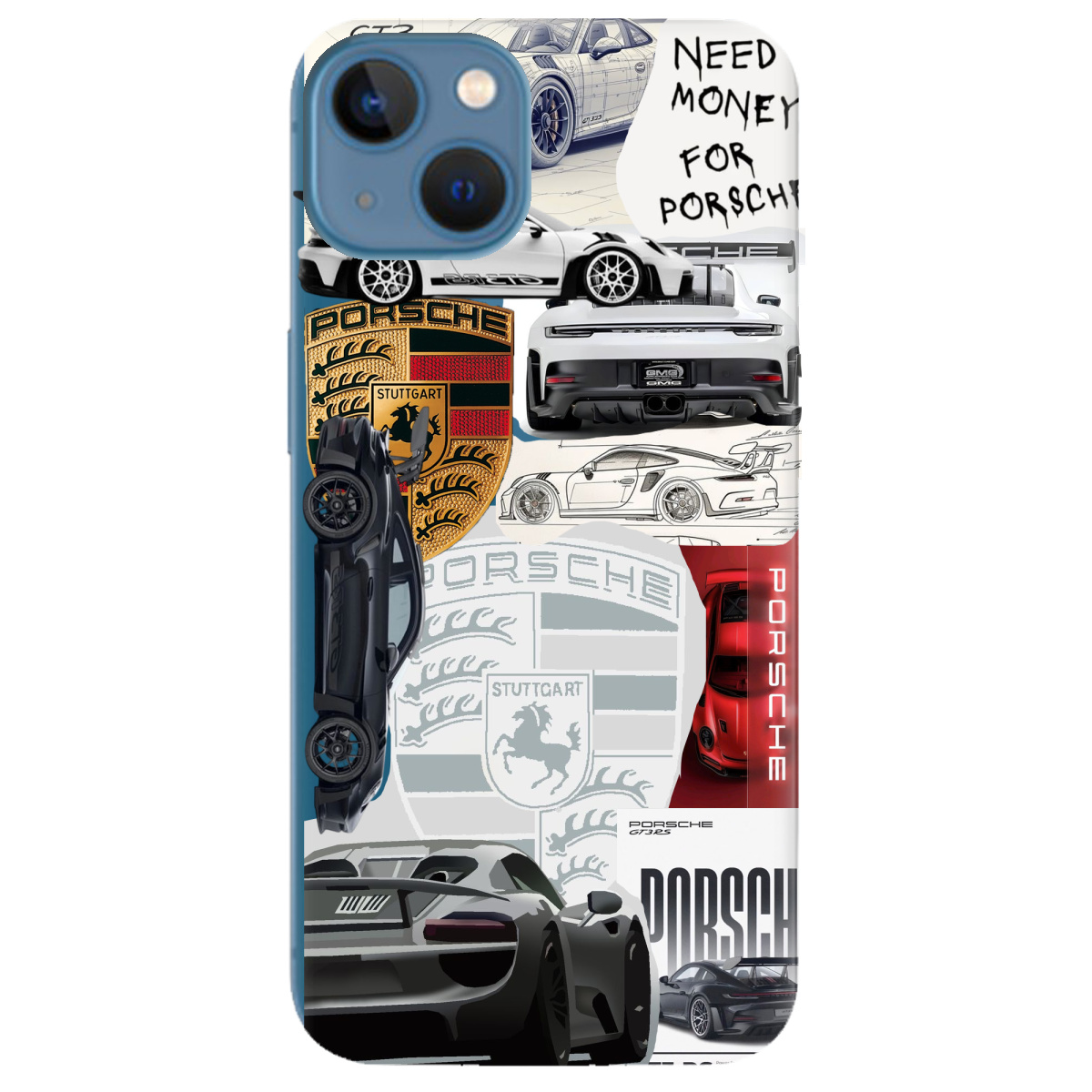 Чохол для Apple iPhone 13 Porsche - фото 1 - Чохли для телефонів