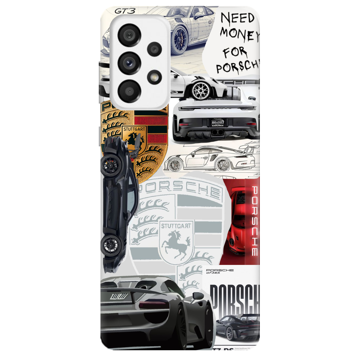 Чехол для Samsung Galaxy A73 Porsche - фото 1 - Чехлы для телефонов