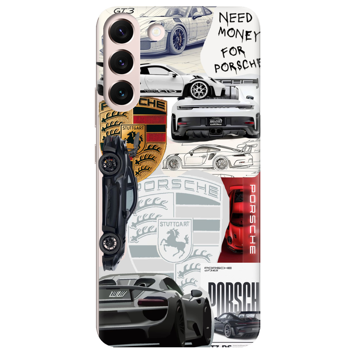 Чехол для Samsung Galaxy S22 Porsche - фото 1 - Чехлы для телефонов