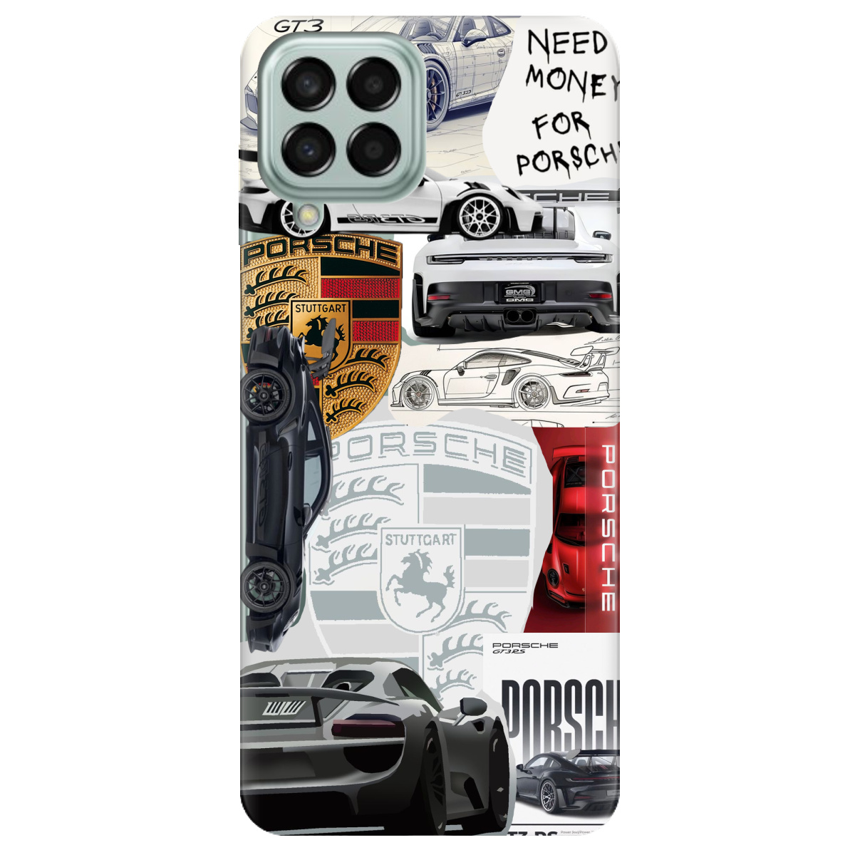 Чехол для Samsung Galaxy M53 Porsche - фото 1 - Чехлы для телефонов