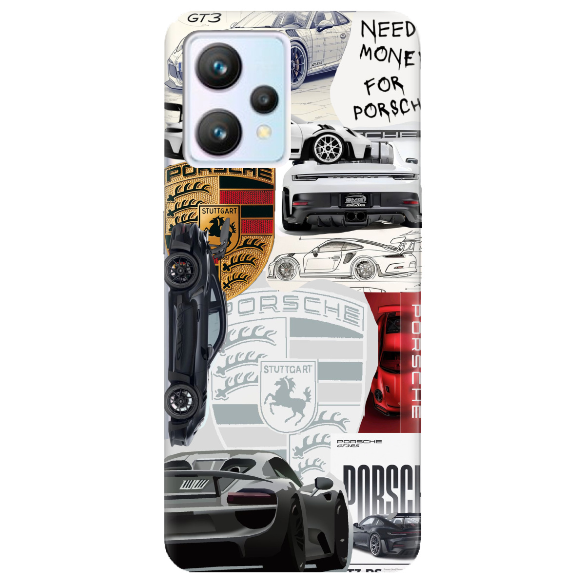 Чехол для Realme 9 Porsche - фото 1 - Чехлы для телефонов