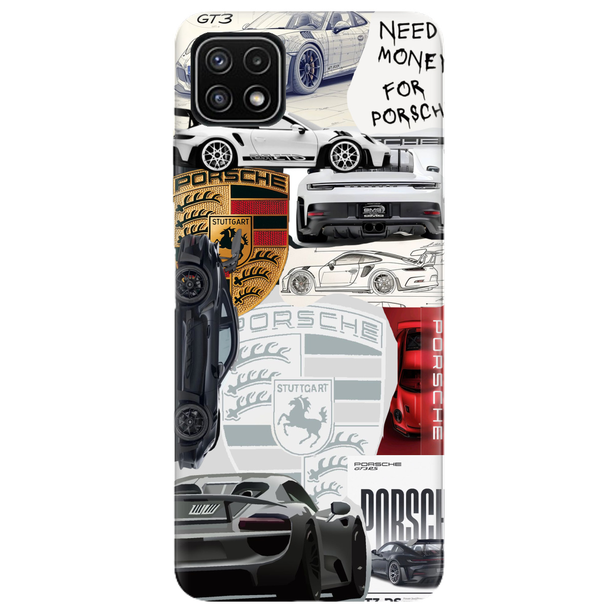 Чехол для Samsung Galaxy A22 5G Porsche - фото 1 - Чехлы для телефонов