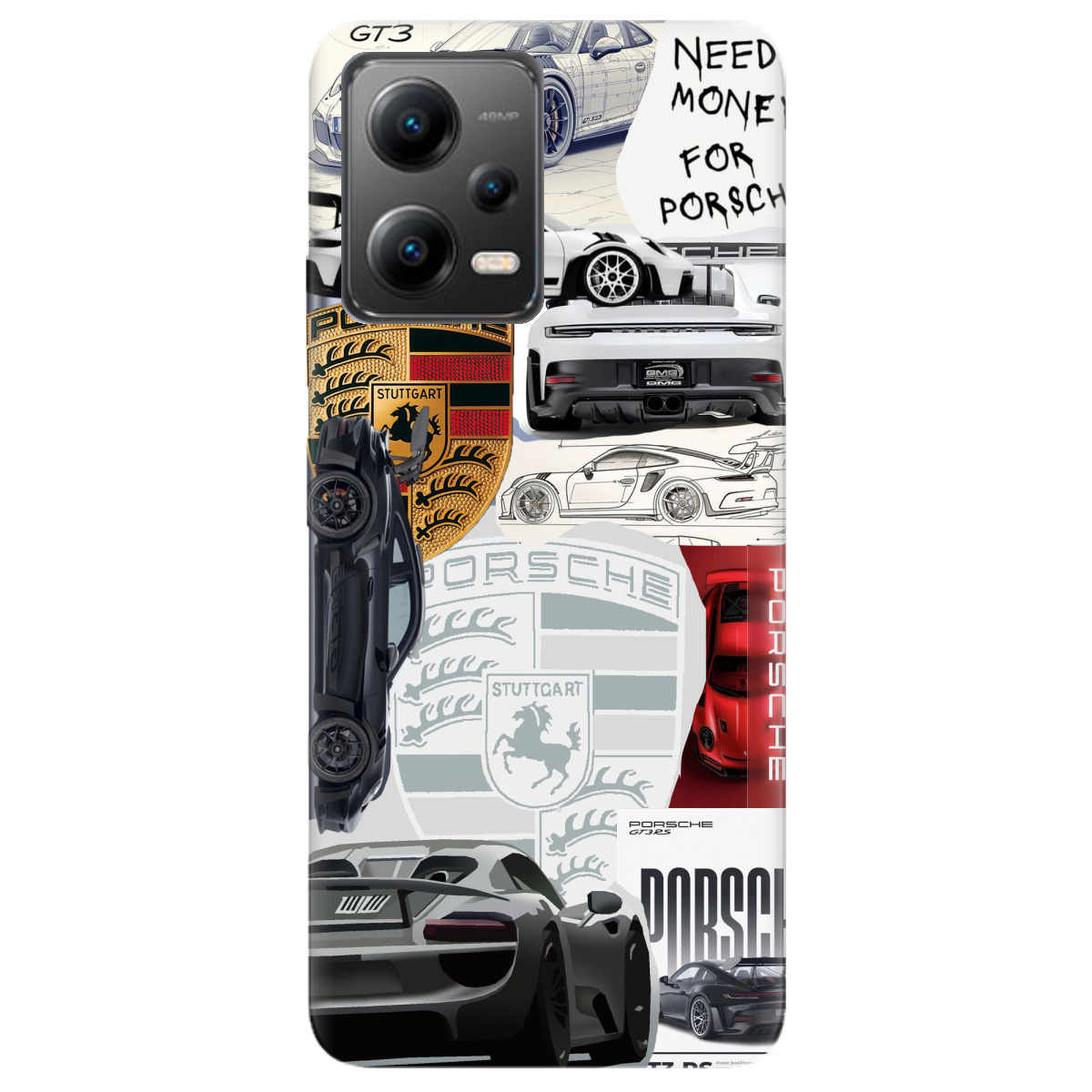 Чохол для Xiaomi Poco X5 5G Porsche - фото 1 - Чохли для телефонів