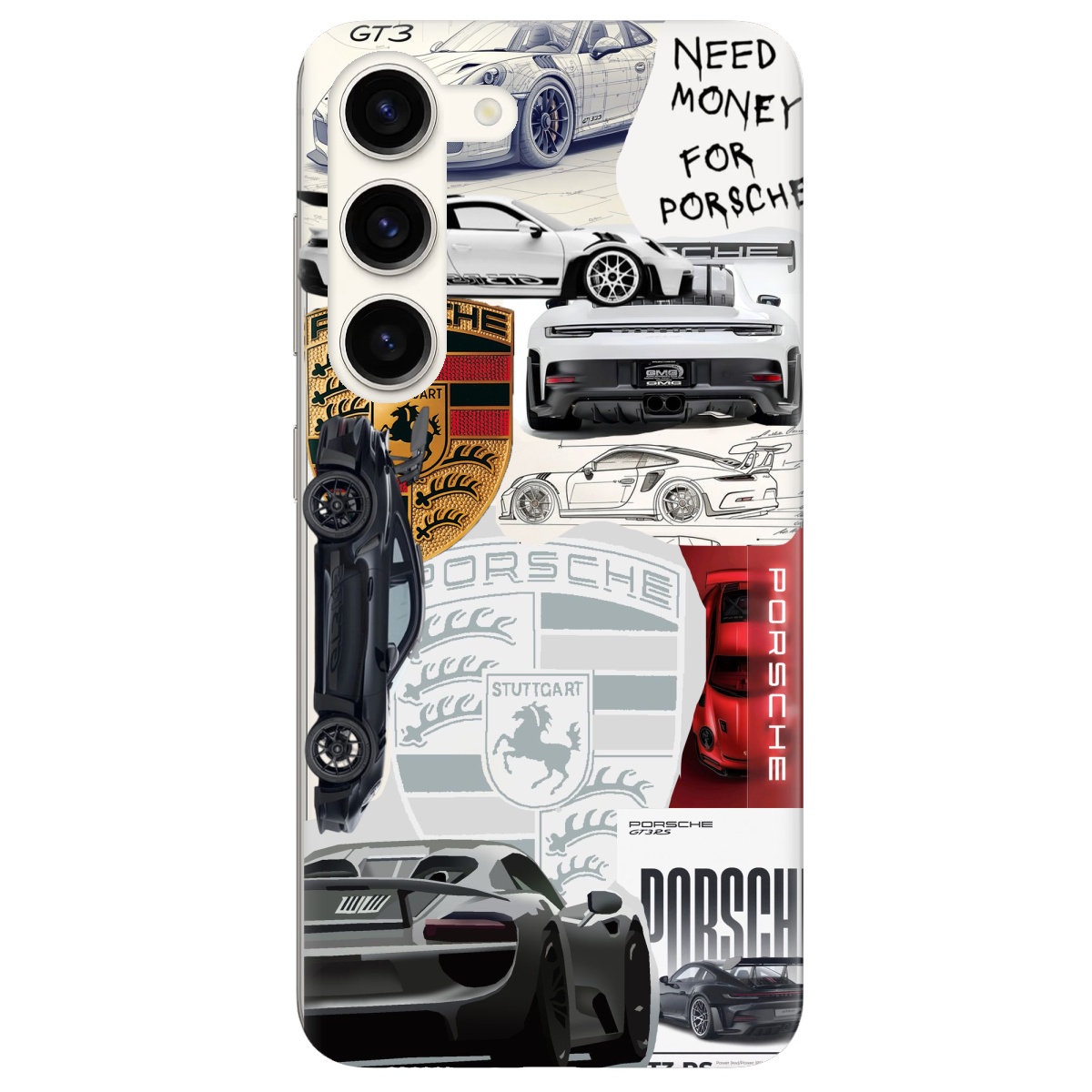 Чехол для Samsung Galaxy S23 Porsche - фото 1 - Чехлы для телефонов