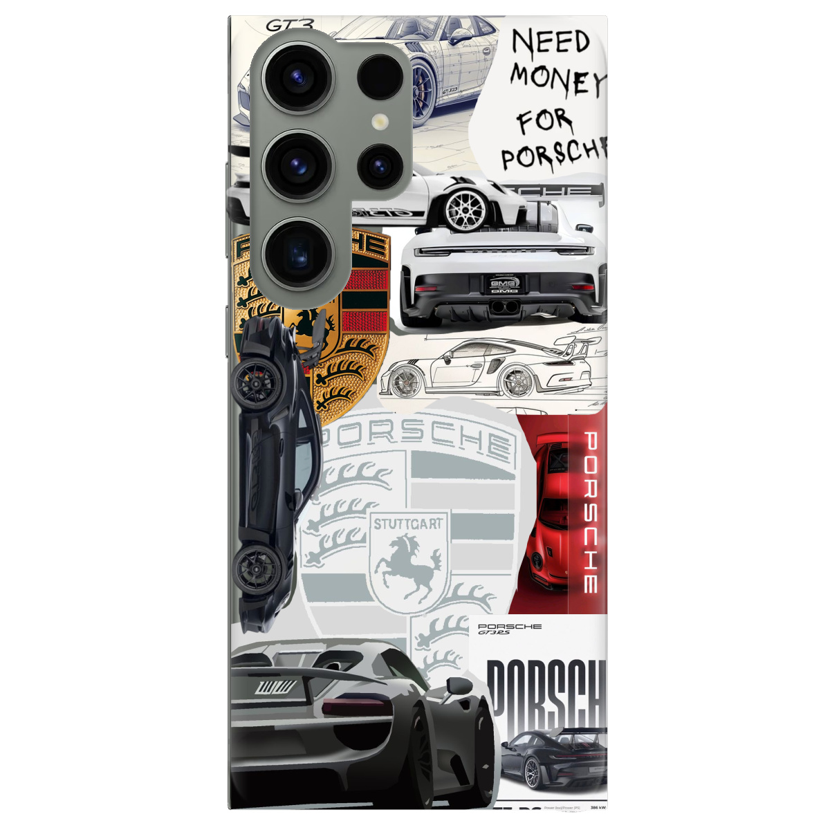 Чехол для Samsung Galaxy S23 Ultra Porsche - фото 1 - Чехлы для телефонов