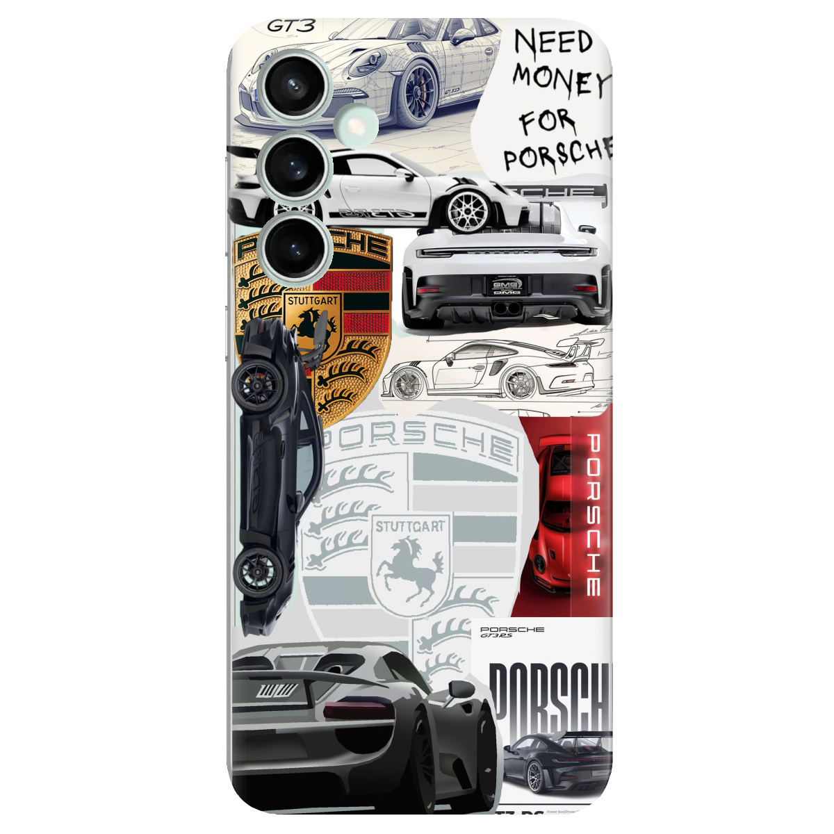 Чехол для Samsung Galaxy S23 FE Porsche - фото 1 - Чехлы для телефонов