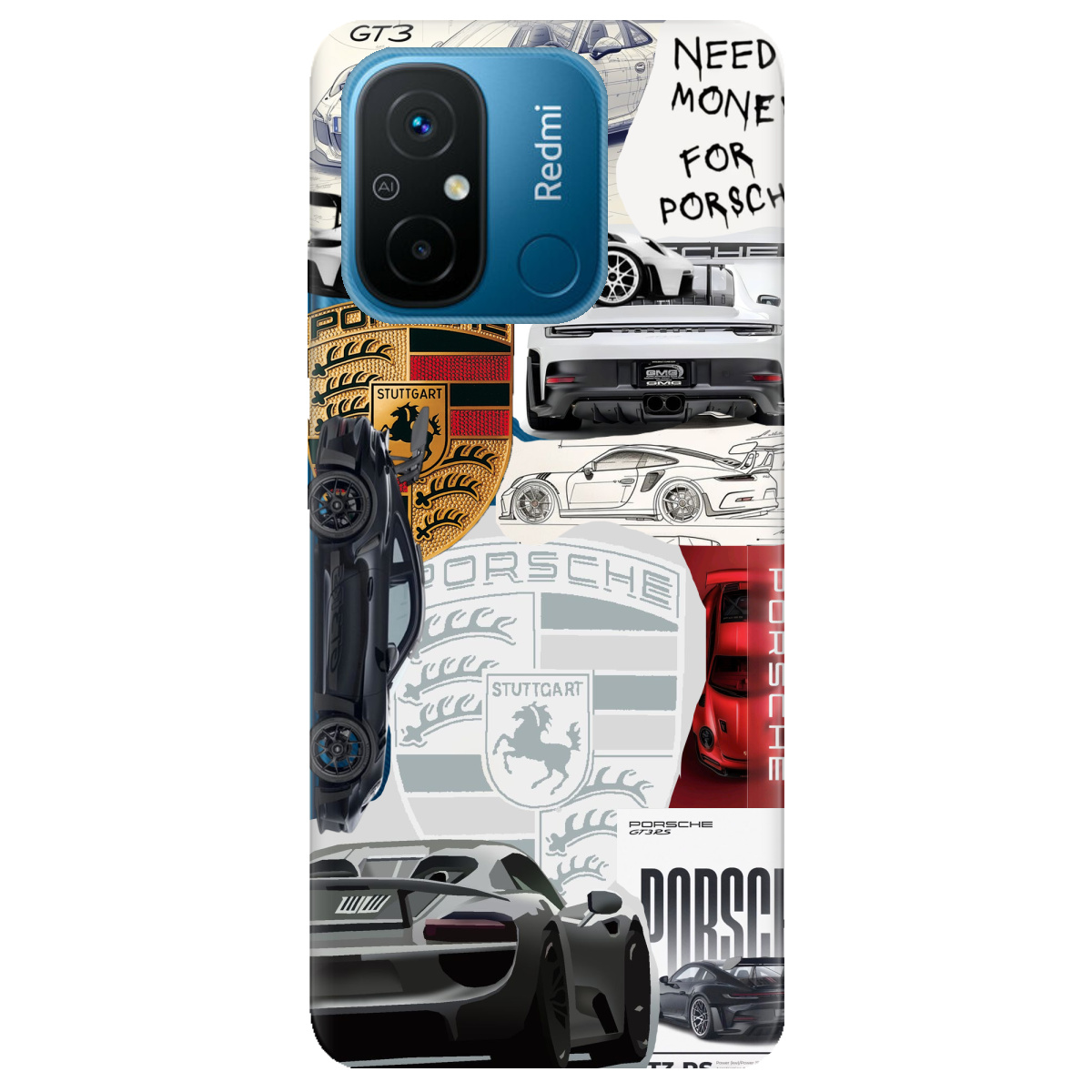 Чехол для Xiaomi Redmi 12C Porsche - фото 1 - Чехлы для телефонов