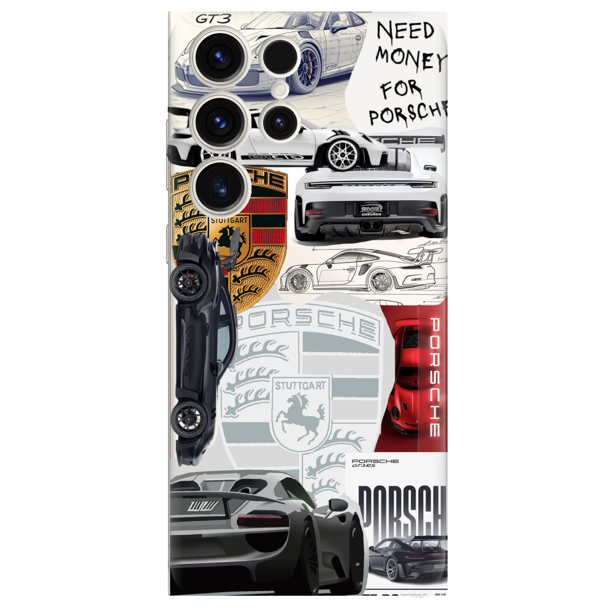 Чехол для Samsung Galaxy S25 Ultra Porsche - фото 1 Чехол для Samsung Galaxy S25 Ultra Porsche - фото 1 - Чехлы для телефонов