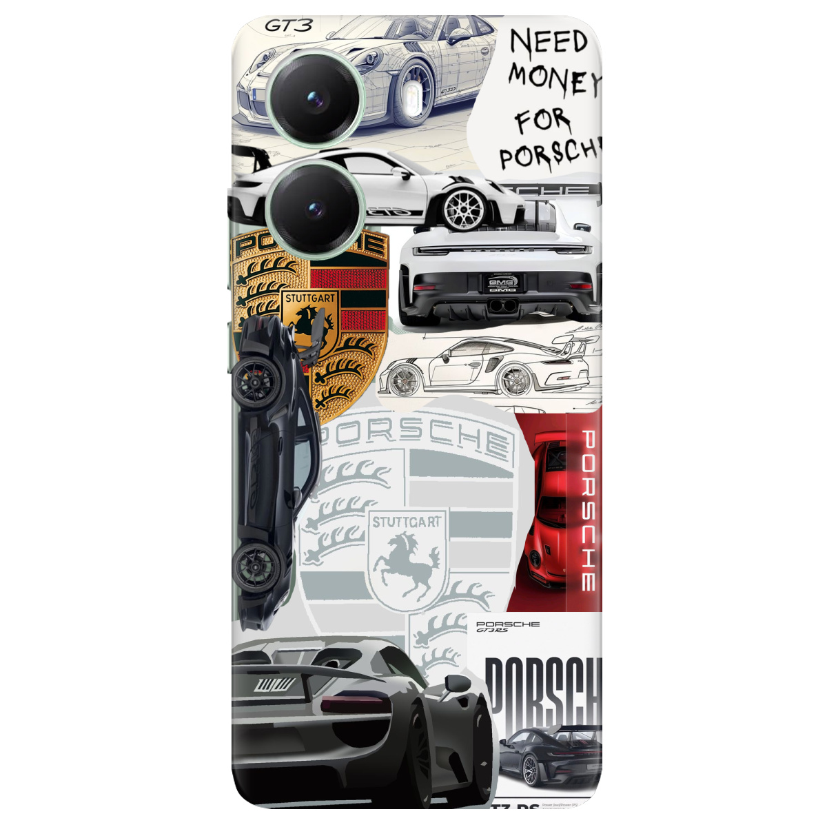 Чехол для Xiaomi Poco X7 Pro Porsche - фото 1 - Чехлы для телефонов