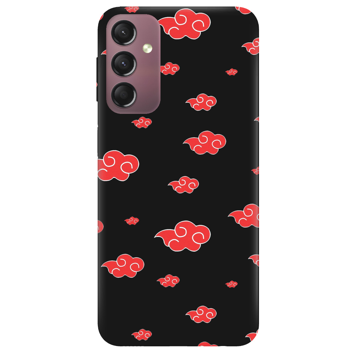 Чехол для Samsung Galaxy A05s черный матовый soft touch Akatsuki - фото 1 - Чехлы для телефонов