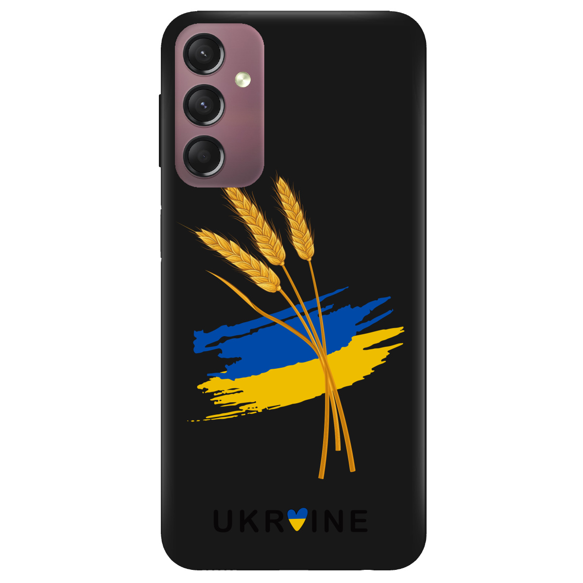Чехол для Samsung Galaxy A05s черный матовый soft touch Spikelets - фото 1 Чехол для Samsung Galaxy A05s черный матовый soft touch Spikelets - фото 1 - Чехлы для телефонов