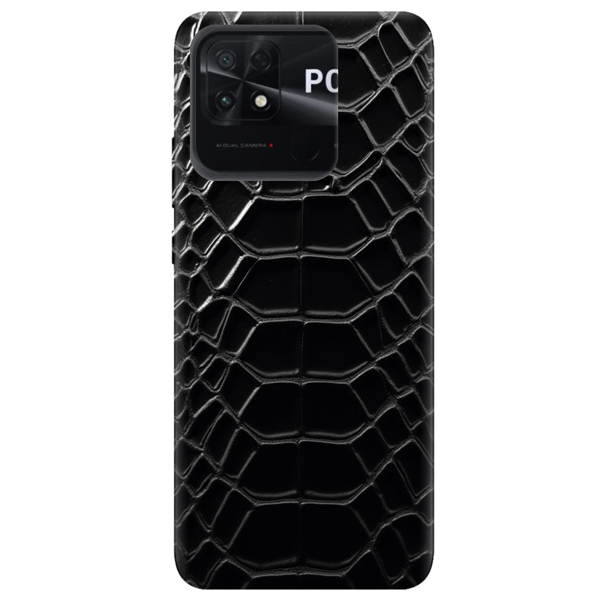 Чохол для Xiaomi Poco C40 чорний матовий soft touch Хижий інстинкт - фото 1 Чохол для Xiaomi Poco C40 чорний матовий soft touch Хижий інстинкт - фото 1 - Чохли для телефонів